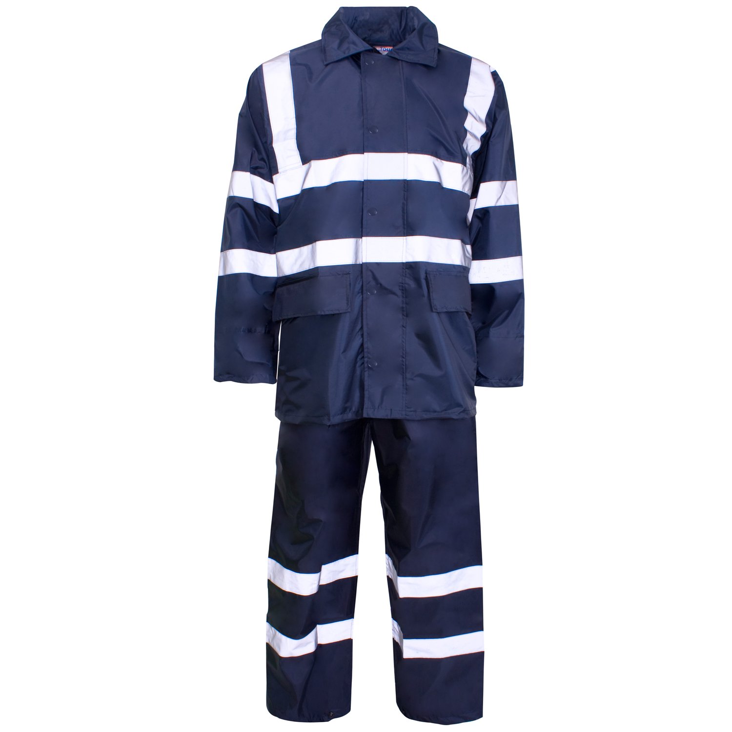 SuperTouch poliéster/PVC Hi Vis Rainsuit – Naranja, Amarillo o Azul