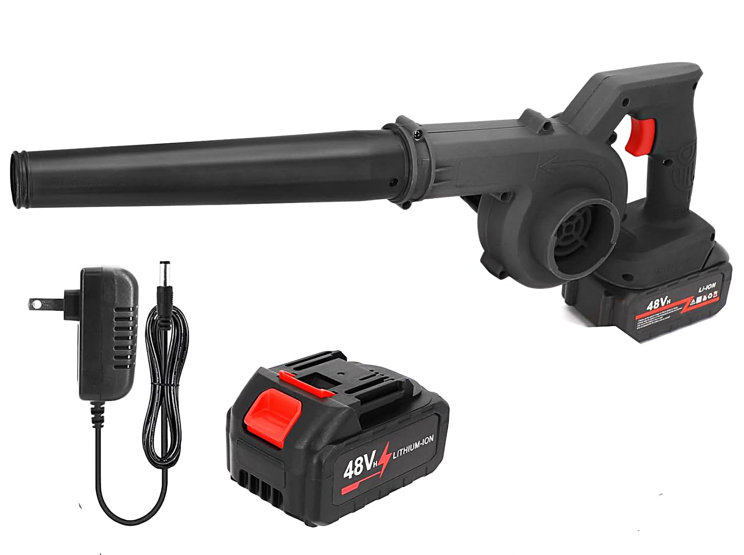 Shopper52 Cordless Leaf dust Blower, 48V Lithium-Ion, with Battery and Charger, Handheld Power Tool - Blower-2