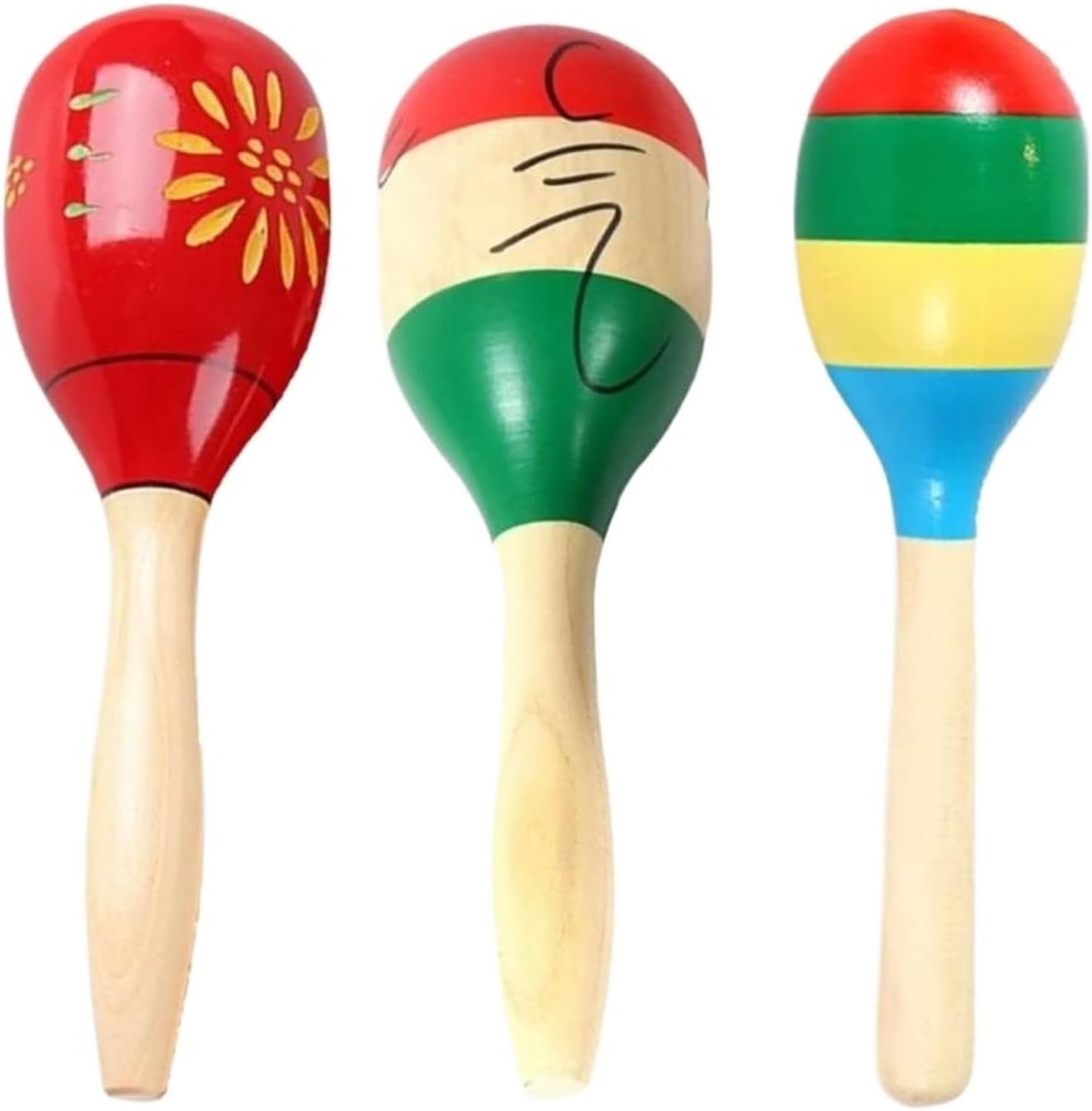 maracas, Hand Rattle Percussion Instrument Maracas,for music event(Color 1)