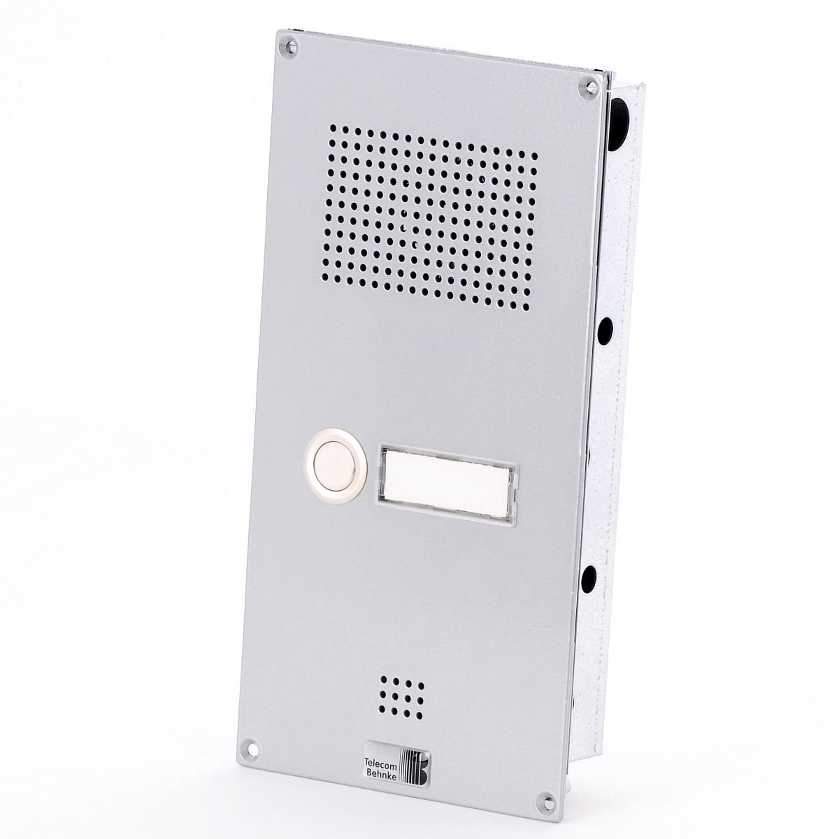 Behnke 5-0051 Türtelefon Serie 5, Unterputz-Set 1 Taste, Silber