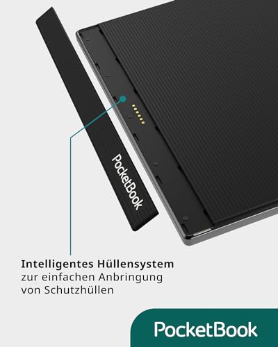Pocketbook Era Color E-Reader, 7’’ E-Ink Farbdisplay, 32 GB, Bluetooth, wasserdicht, Grau - Dach-Version