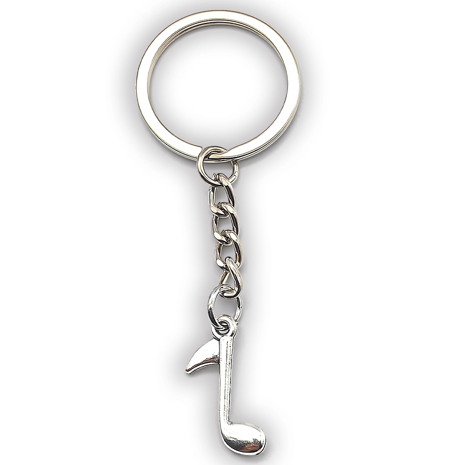 Zynara Musik Schlüsselanhänger, Notenschlüssel Geschenk für Musiker, Glücksbringer Auto Anhänger zur Einschulung, Geburtstag