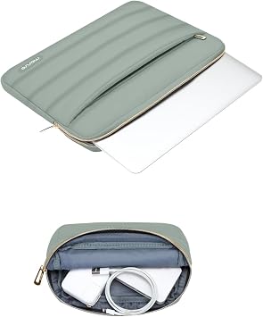 MOSISO Laptop Case 16 inch, 15-15.6 inch Puffy Laptop Sleeve Carrying Case