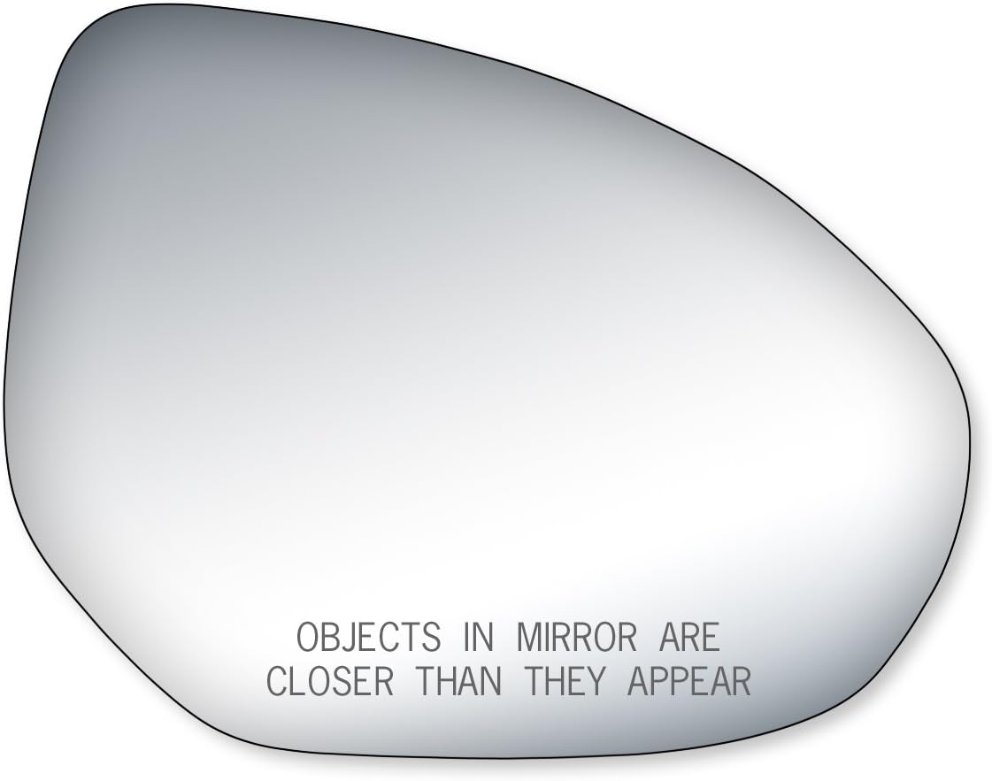 Passenger Side Mirror Glass, Mazda 2, Mazda 3, (w/o blind spot)