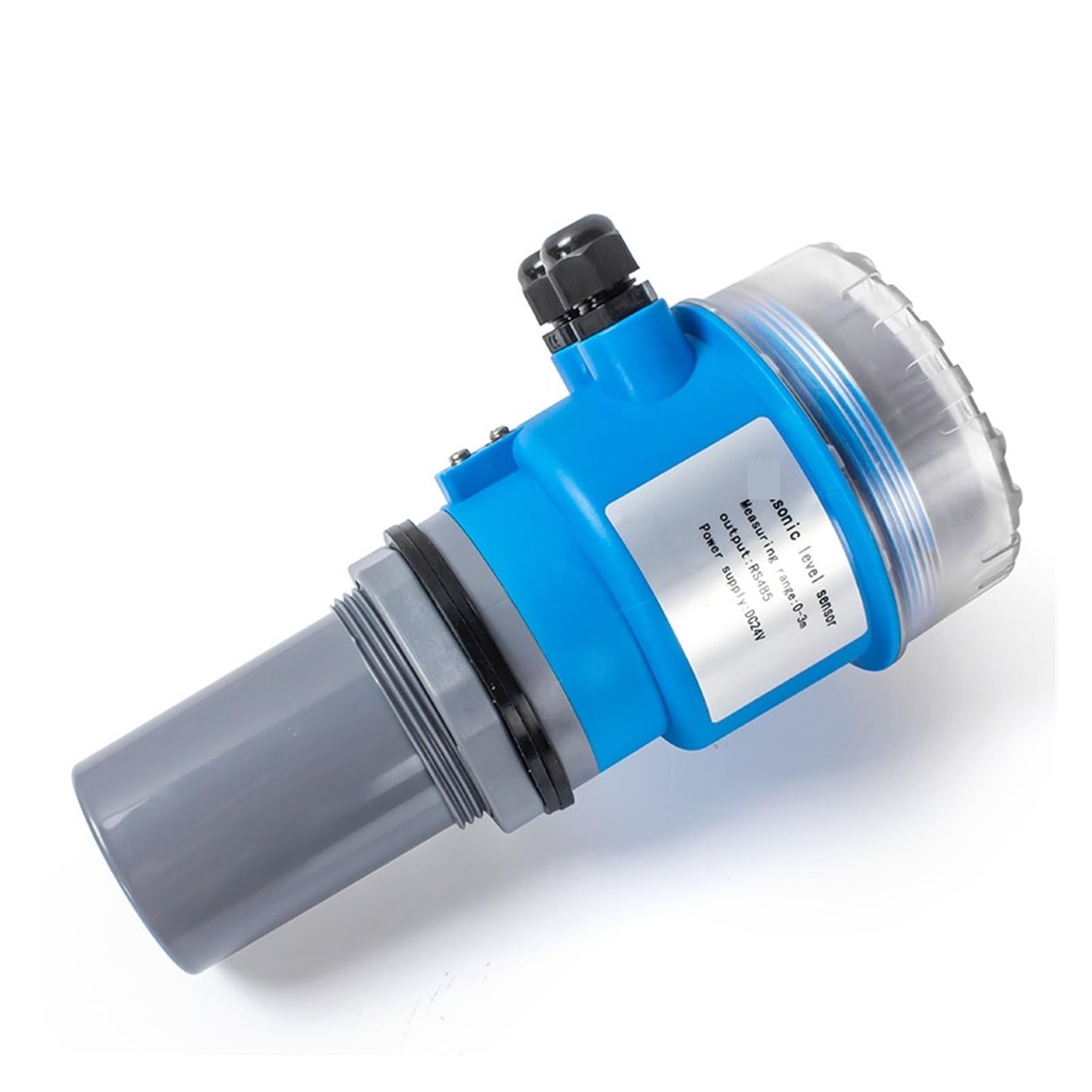 Ultrasonic level meter 0-5m Level Meter 4-20mA Water Tank Level Sensor DC24V Level Transmitter(0-5m Range)