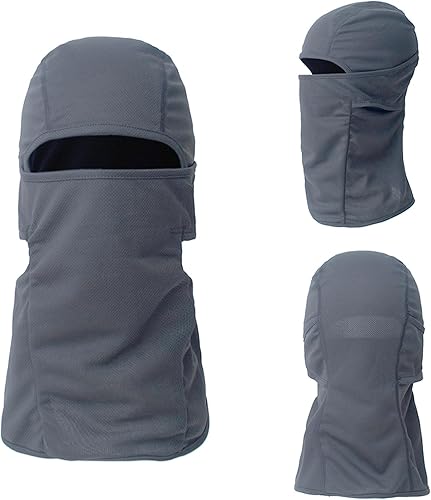 Miniatura 6 de TopTie Pasamontañas transpirable, pasamontañas de cobertura completa de enfriamiento de malla para hombres y mujeres, ciclismo, motocicleta, casco
