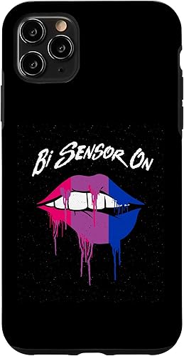 Miniatura 4 de iPhone 1212 Pro Bi Sensor On Bisexual Funny Bi Pride Humor LGBTQ Single Case
