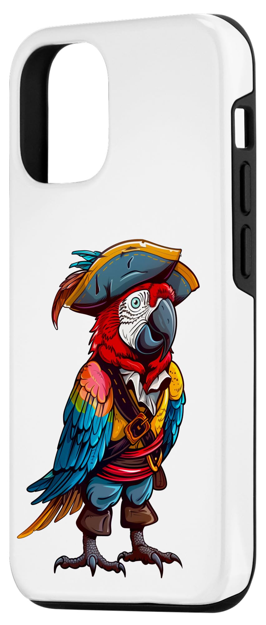 iPhone 13 Funny Parrot Pirate Parrot - Parrot Dressed As A Pirate Case - Image 2