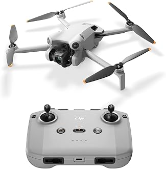 DJI Drone, Mini 4 Pro, DJI RC-N2 Controller Included, Remote ID Compatible, Aerial Photography, Compact, 4K HDR Video Recording, Foldable Mini Drone with Camera, Lightweight, Less Than 8.8 oz (249 g