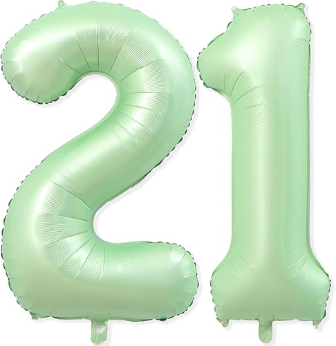 Miniatura 10 de Globos gigantes de papel de aluminio con el número 25, globos de aluminio de 40 pulgadas, globos gigantes de helio del número 25 o 52 para