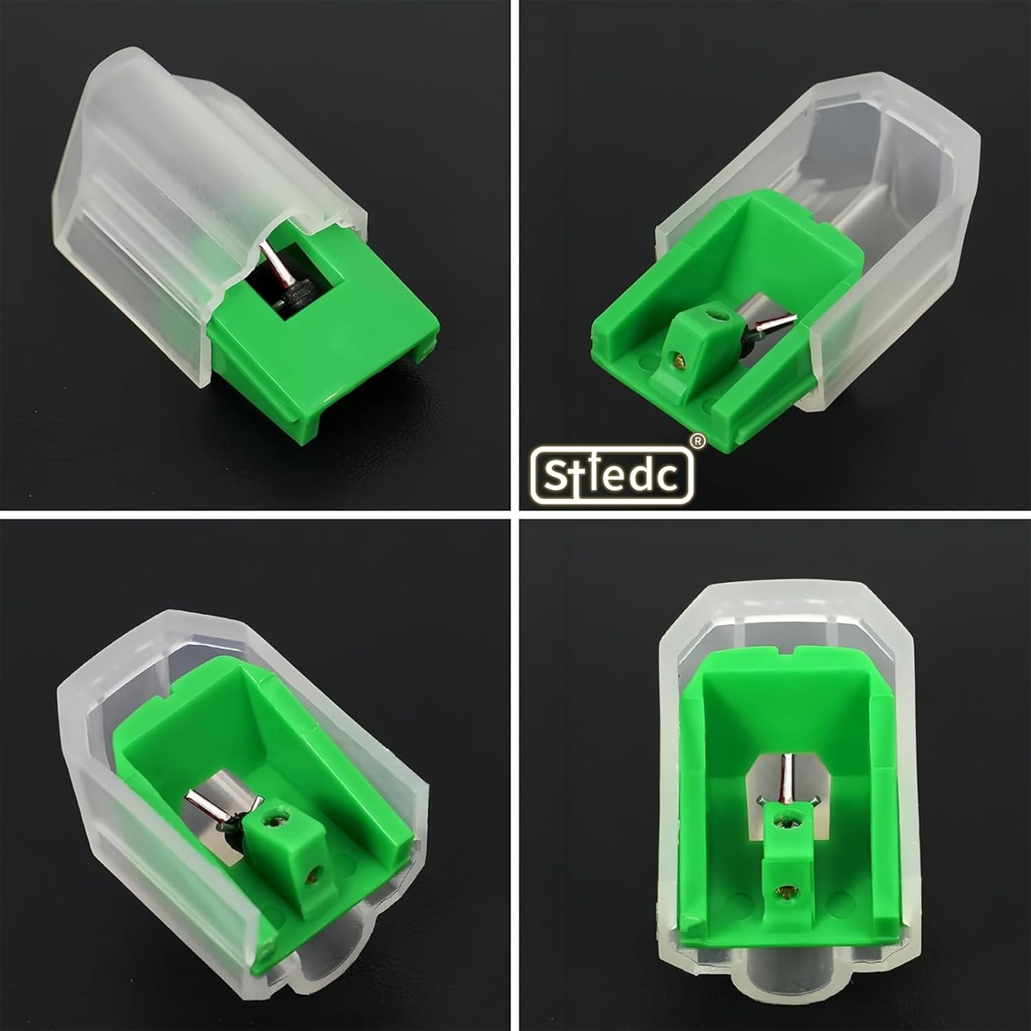 AT-VMN95E Replacement Stylus, Compatible with Audio-Technica AT-LP120X & VM95 Series, Green Vinyl Player Part - Image 3