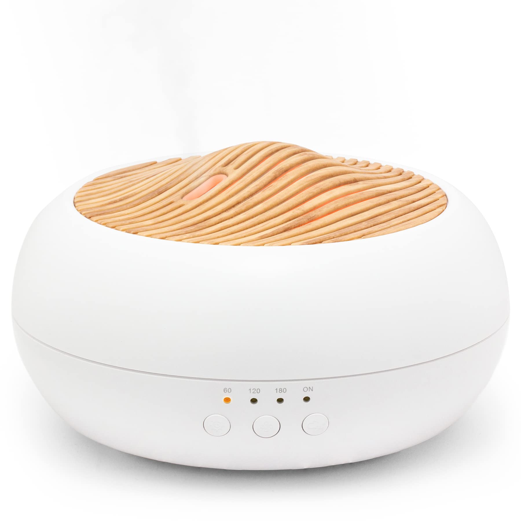 Wave Essential Oil Aroma Diffuser - Ultrasonic Cool Mist Electric Scent Humidifier Aromatherapy - Home Large Room - 250ml