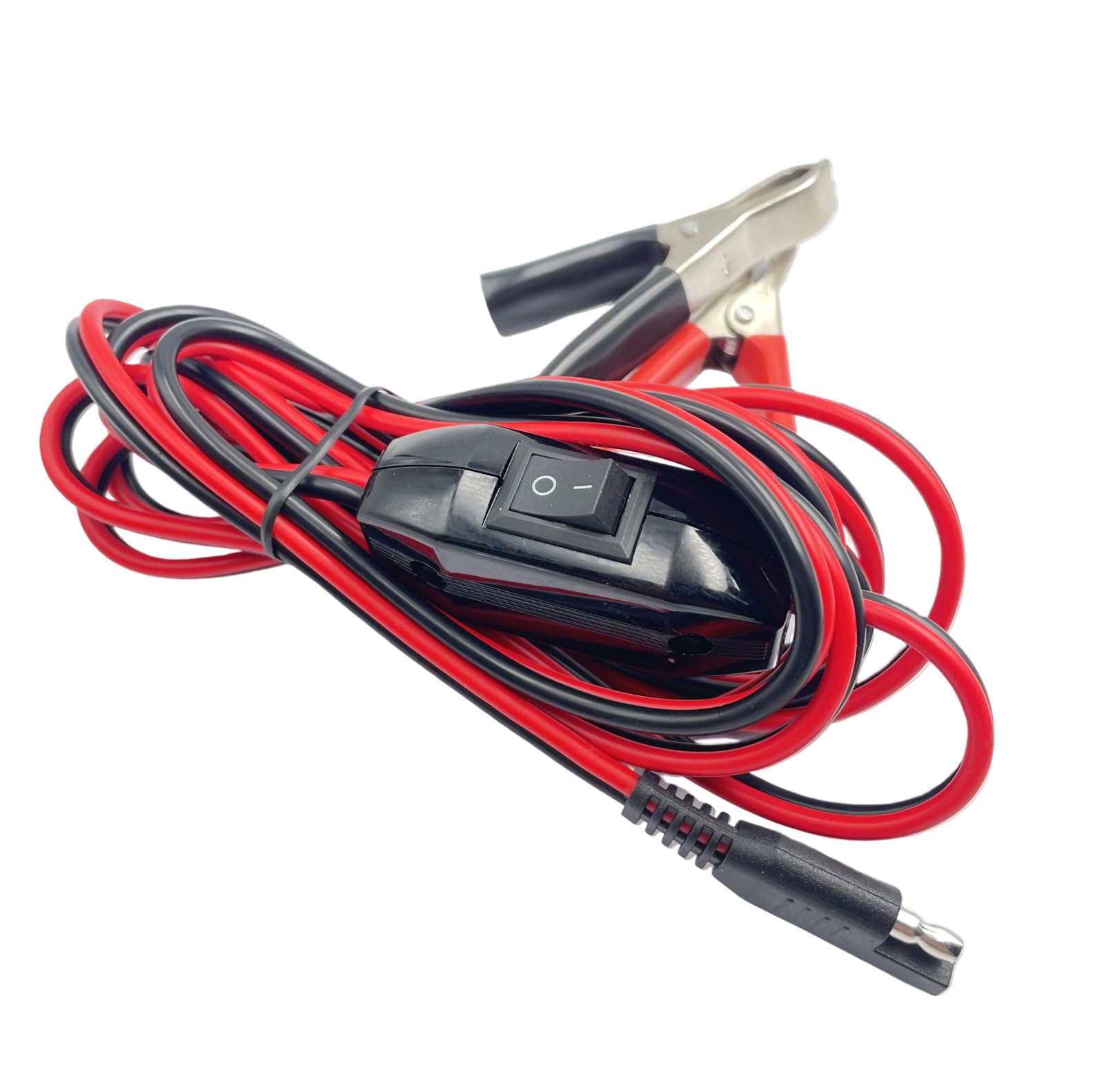 電動自転車バッテリー直進キーレスセット12-48vライト用2pinコネクター Amazon.com: 1Pcs 8.2 Feet SAE to Alligator Clips Clamps Wire