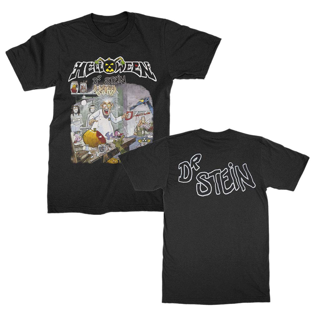 Helloween Men's Dr. Stein Tee T-Shirt Black