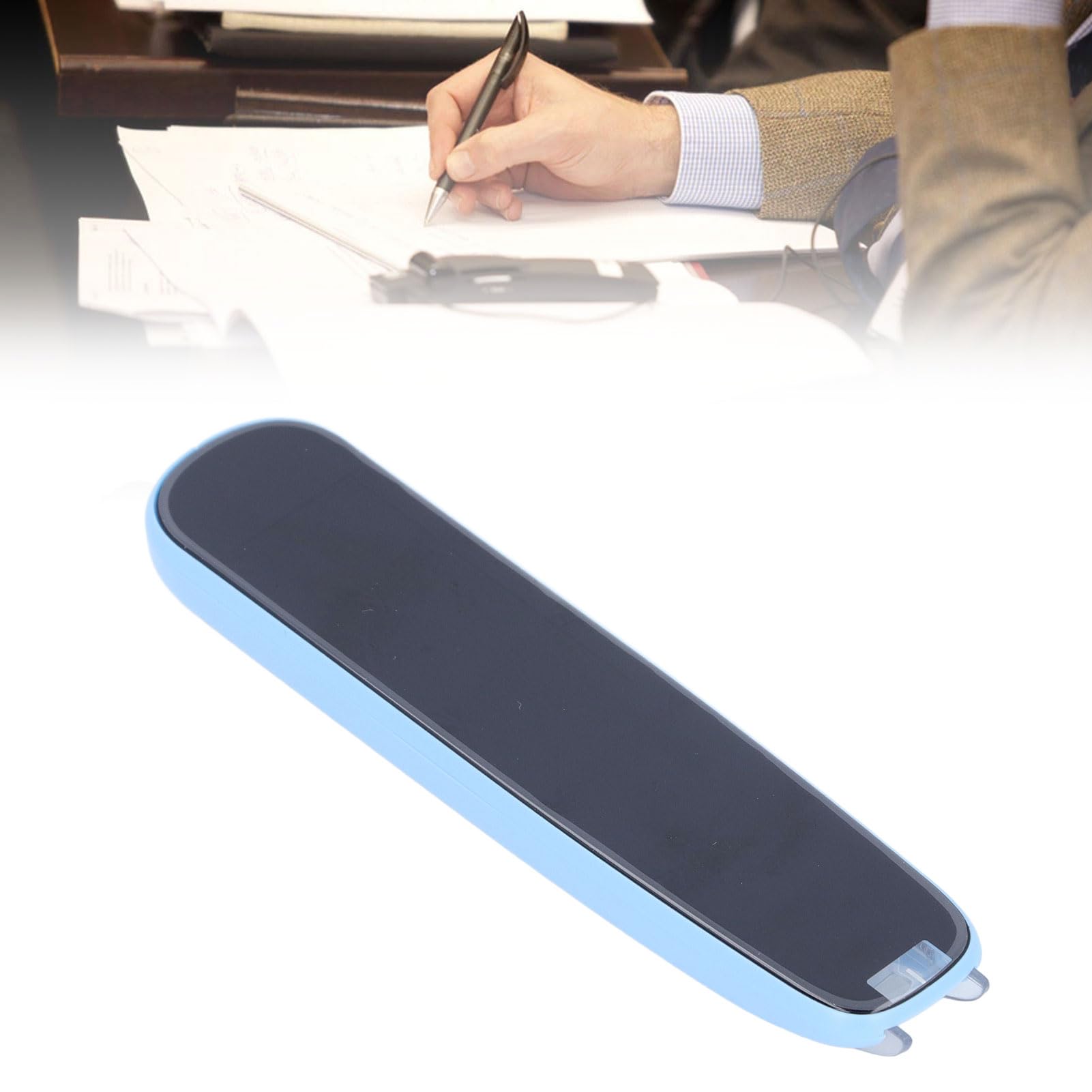 FTVOGUE Bolígrafo de Traducción Portátil Multifuncional, Traductor Digital de Varios Idiomas, Bolígrafo de Diccionario para Libros de Cuentos, Libros de Texto y Periódicos (Blue)