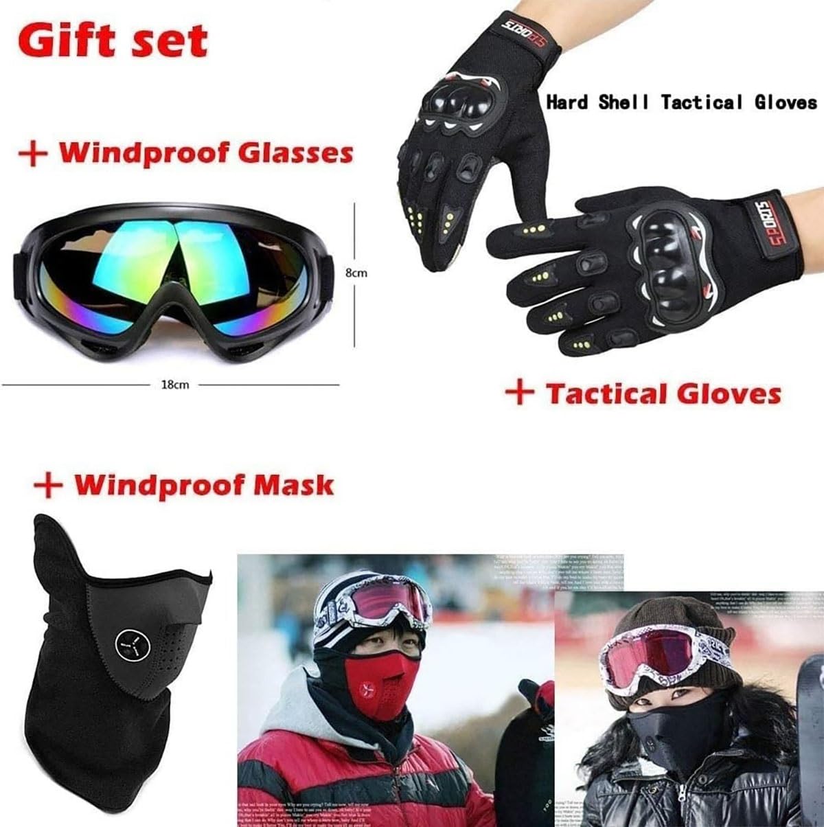 Fullface MTB Motocross Helm, Erwachsene Jugend Enduro Cross Helm Motorradhelm für Fahrrad Downhill Bike BMX Off Road ATV mit Brille Handschuhe Maske