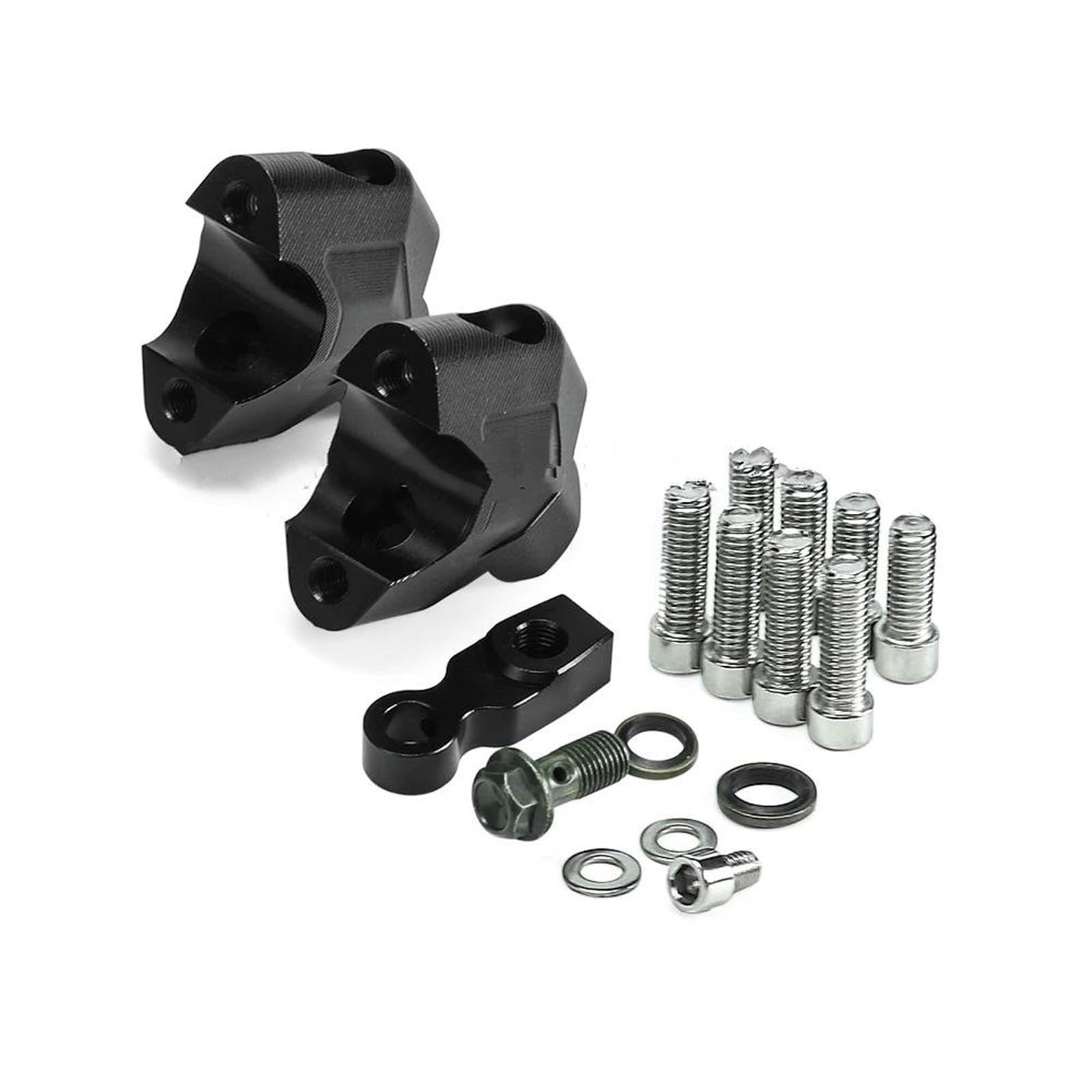 Adaptador abrazadera elevador manillar CFMOTO 800MT aluminio 4