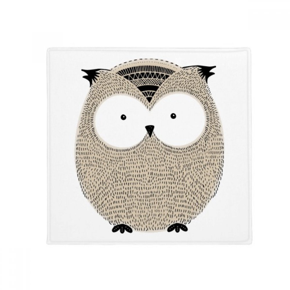 Tapis de sol animal cadeau idée déco ronde entrée renard multicolore 60cm