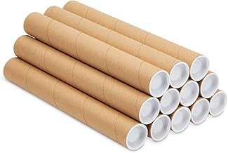 12 x 1.5" Long Cardboard Sending Diagram Tubes