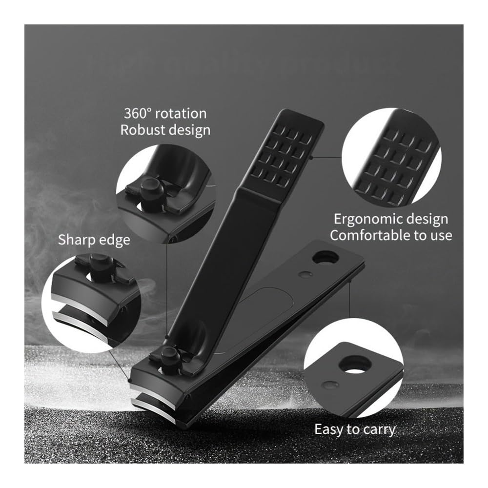 Cortaúñas, Kit de pedicura de 32 Piezas con cortaúñas de Borde cóncavo de Estilo Moderno y Herramientas de Aseo, Set de manicura de Acero Inoxidable para el Cuidado de Las uñas.