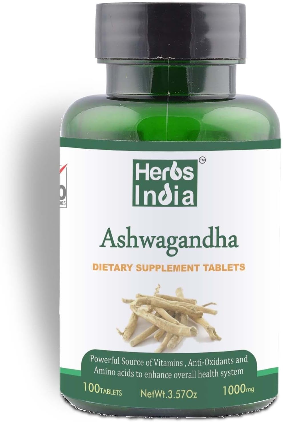 6x Ashwagandha Tablets(not Capsules) 1000 Mg, 100 Count.100% Pure & Natural