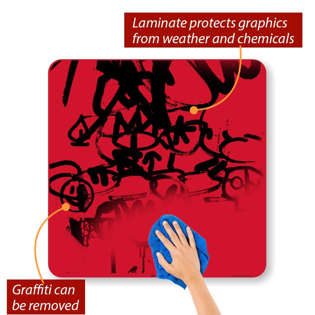 Reflective Road Signs Stop Signs 2-Pack - 24x24 Graffiti Resistant 3M ...