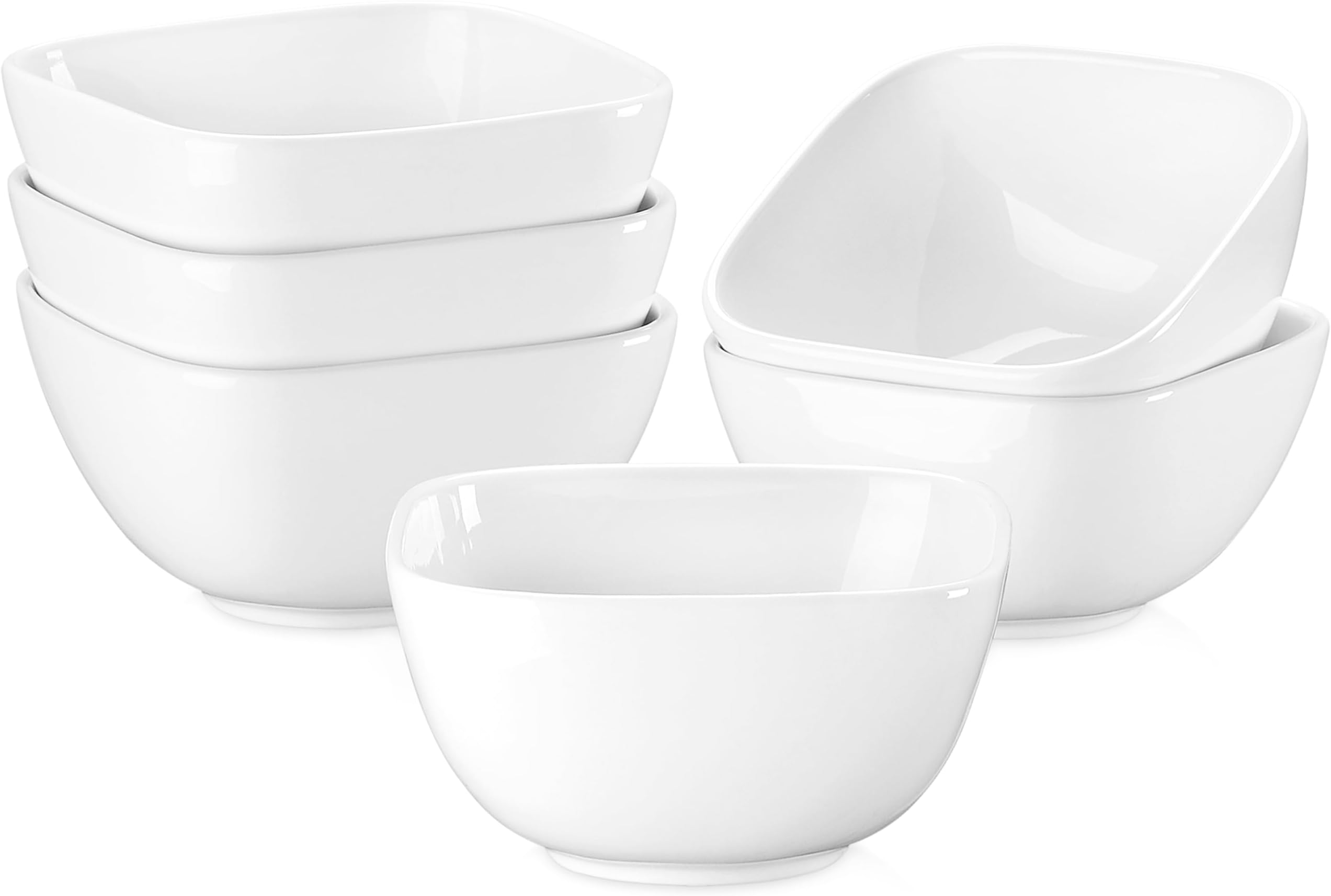 Com-four 5x Müsli-Schalen Aus Kunststoff – Bruchfest, Spülmaschinenfest, 330ml – Buntes Set Für Snacks & Salat