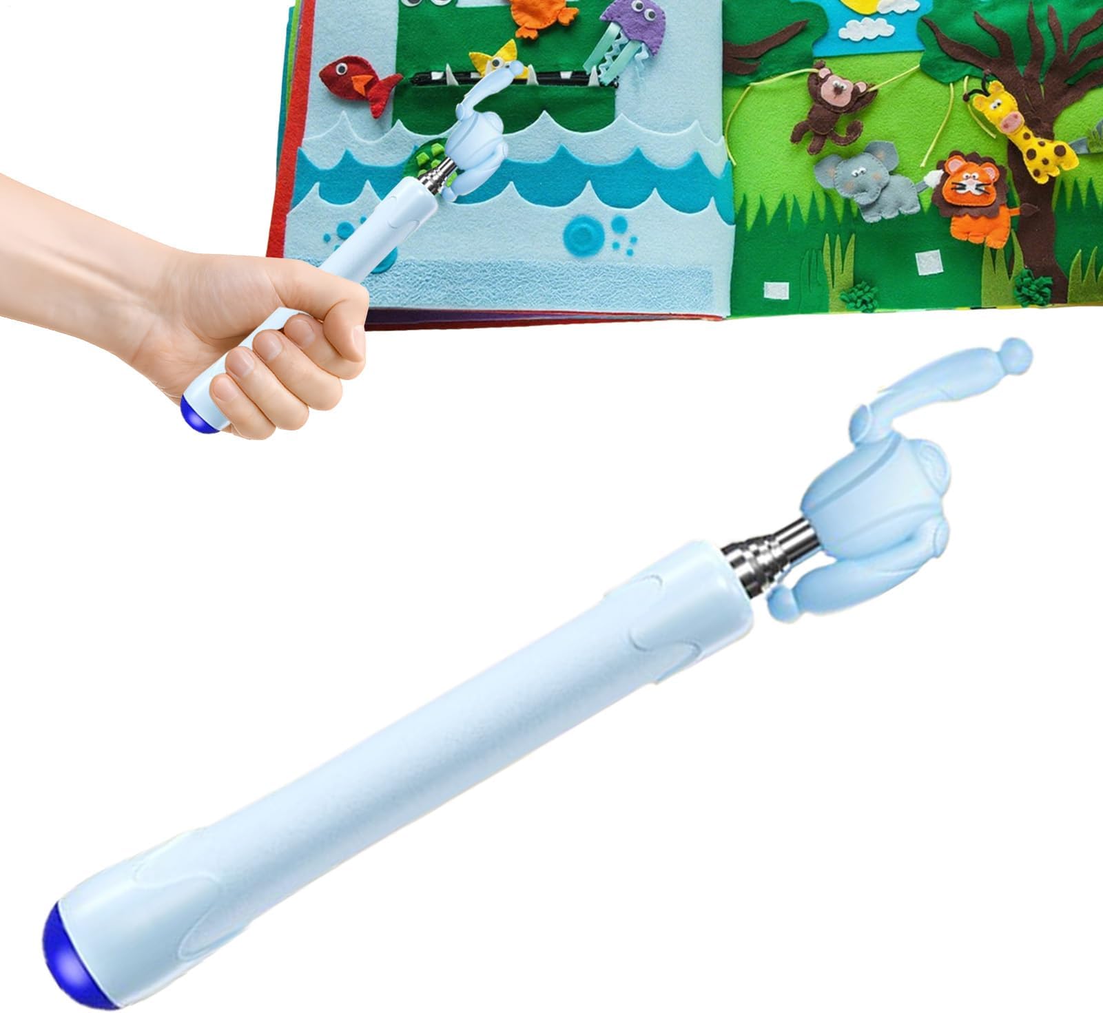 Pointing Sticks for Classroom - Extendable Hand Pointer for Nursery & Primary School | Reading Aid Pointing Stick Whiteboard Blackboard Accessories for Nursery Classroom Teacher