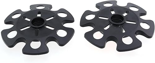 Miniatura 4 de 2 cestas de nieve para bastones de senderismo, accesorios universales para bastones de senderismo, puntas antifregadero, protectores de plástico