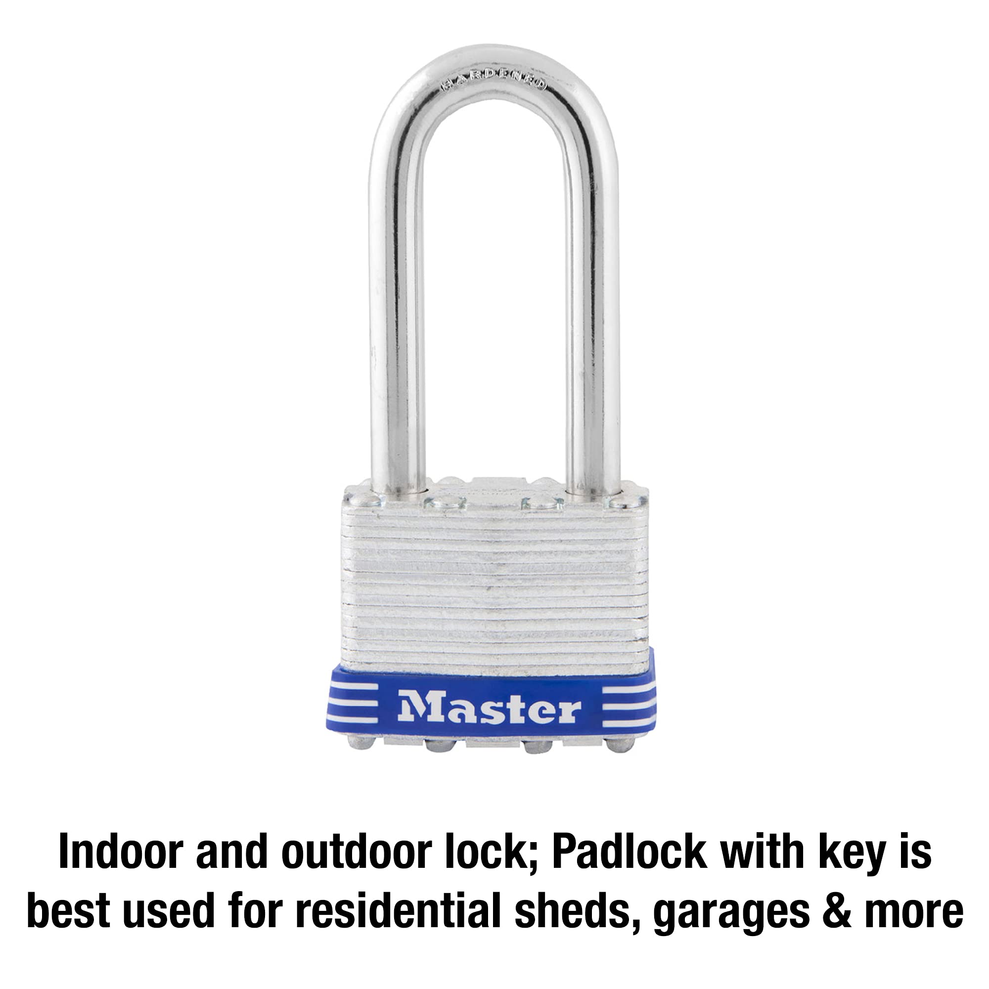 Master Lock 1DLH - Candado para exteriores con llave, 1 paquete