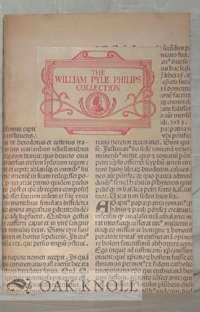 William Pyle Philips Collection in the Haverford College Library ...