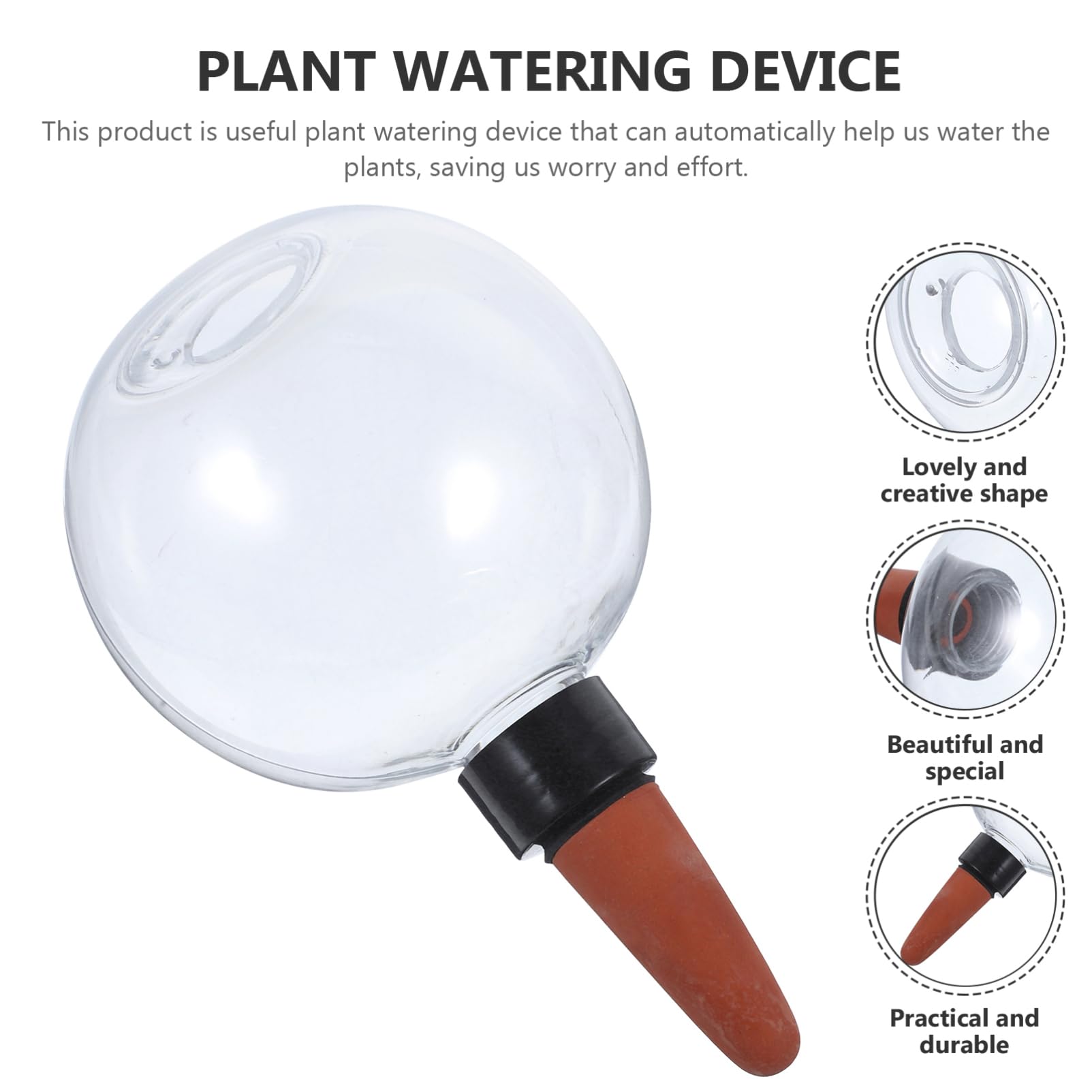 Hemobllo 4 Pezzi Globale Irrigazione Automatica per Piante Gocciolatore Decorativo Autoirrigazione per Piante da e Esterno per Vacanze