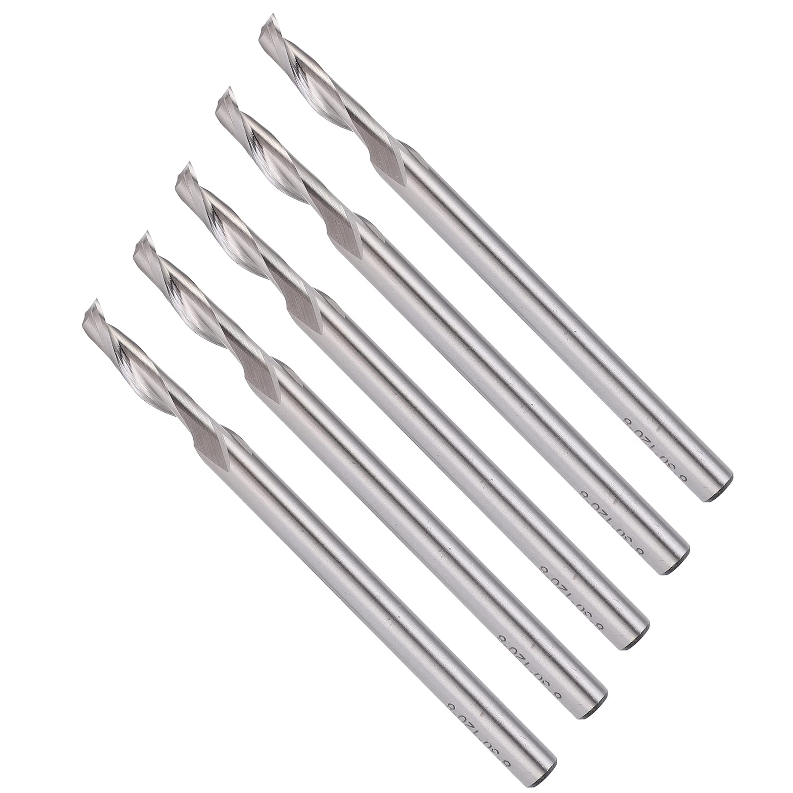 Fafeicy Frez Trzpieniowy z Pojedynczym Rowkiem, Frez CNC ze Stali Szybkotnącej, trzpień 8 Mm, długość Cięcia 30 Mm, Narzędzie do Frezowania Spiralnego z Usuwaniem Wiórów, odporność na Zużycie dla