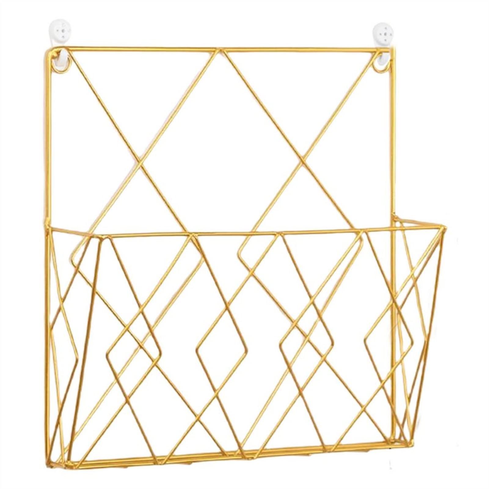 Portadocumenti da Scrivania File rack file a parete file stoccaggio titolare geometrico metallo rivista file stoccaggio cestino soggiorno corridoio corridoio cestini portaoggetti chiave Vaschetta Port