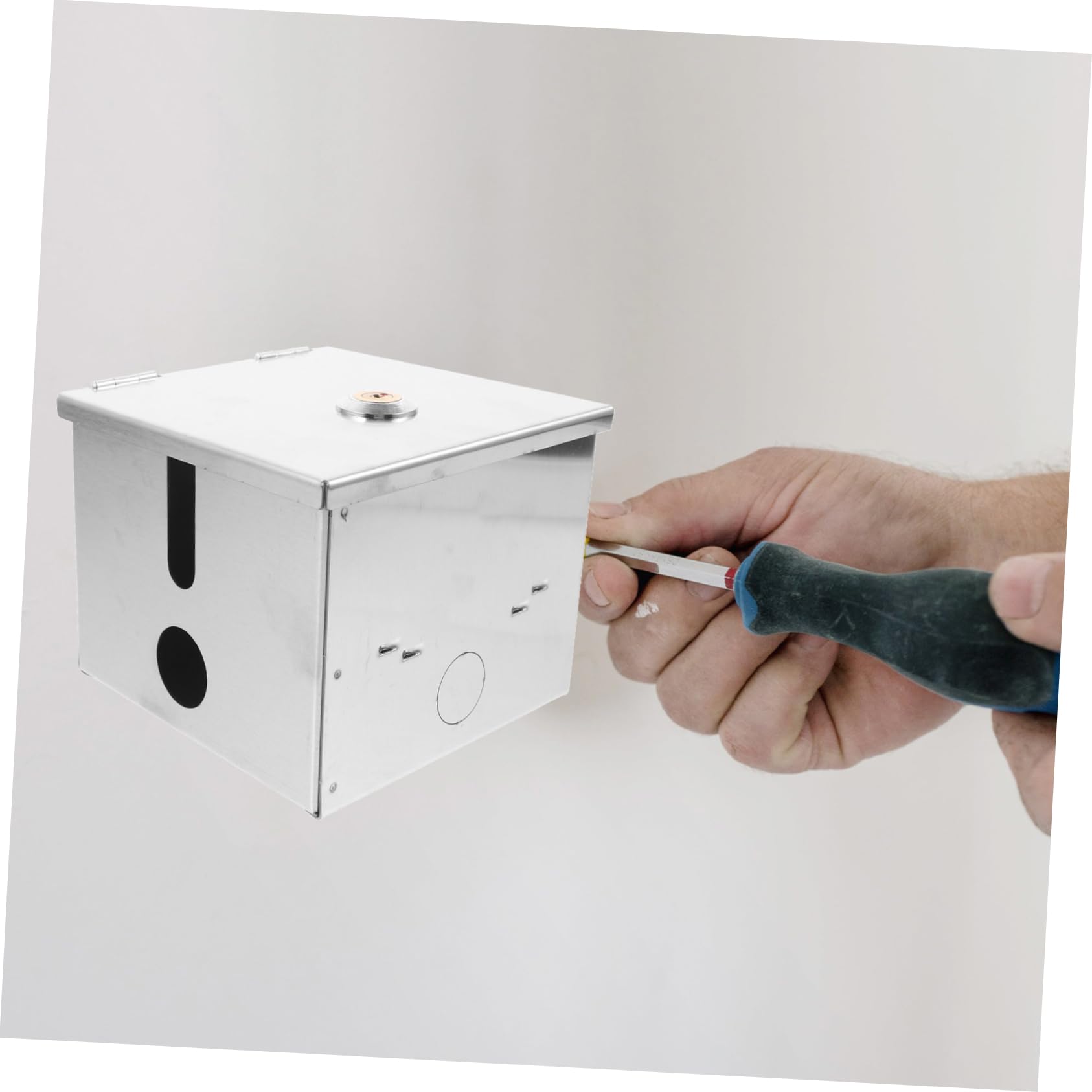 PRETYZOOM Caja Eléctrica Con Llaves De Bloqueo, Resistente A La