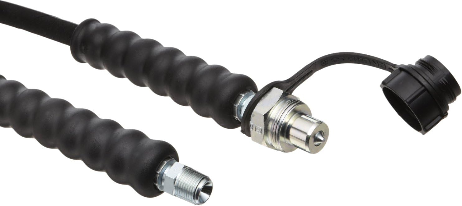 HC-9206 6' High Pressure Hydraulic Hose CH-604 Coupler 3/8" Thread