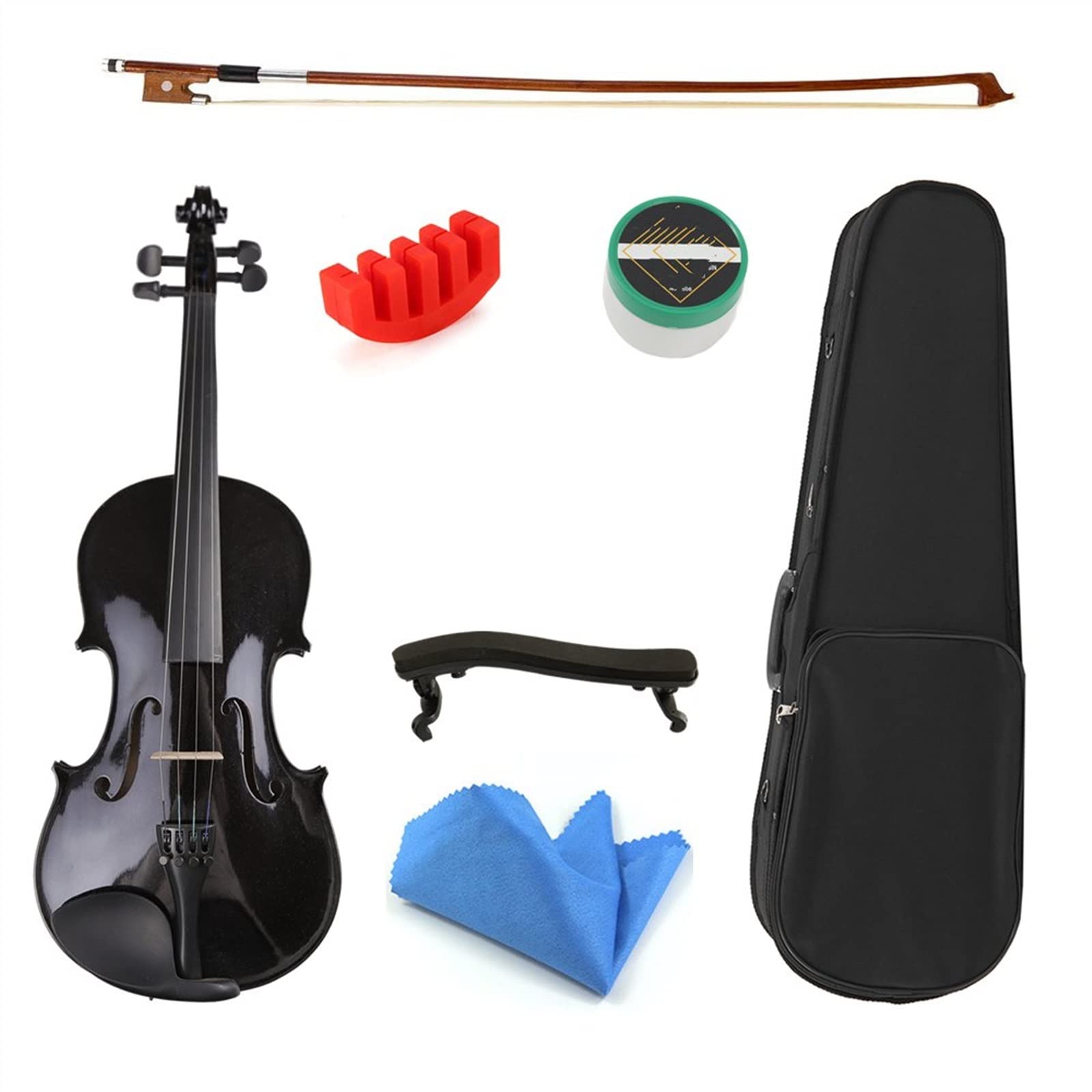 Violines Estudiante Principiante Violín 4/4 Violín Violín con Arco (Color : 4/4)