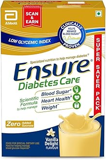 Ensure Diabetes Care Vanilla 950g. Specialized Nutrition To Help Manage Diabetes. Helps Manage Diabetes Related Symptoms