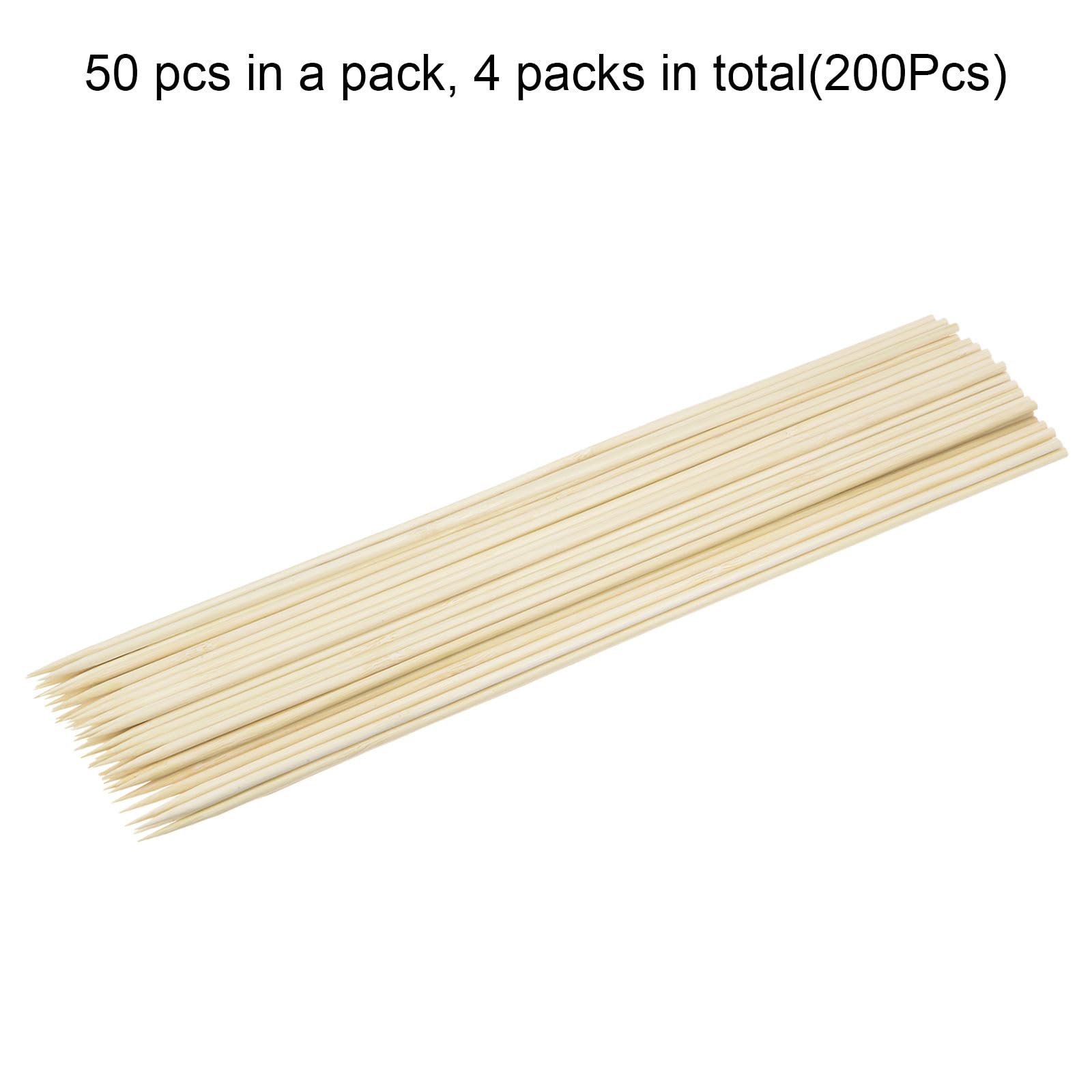 HARFINGTON Bambusspieße – 900 Stück, 15,2 Cm Lang, 3 Mm Dick, Für Grillen & Vorspeisen
