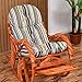 QTWW antypoślizgowa poduszka na fotel bujany, pogrubione wysokie oparcie leżak poduszka relaksacyjna siedzisko poduszka patio poduszka ogrodowa F 55 x 140 cm (22 x 55 cali)