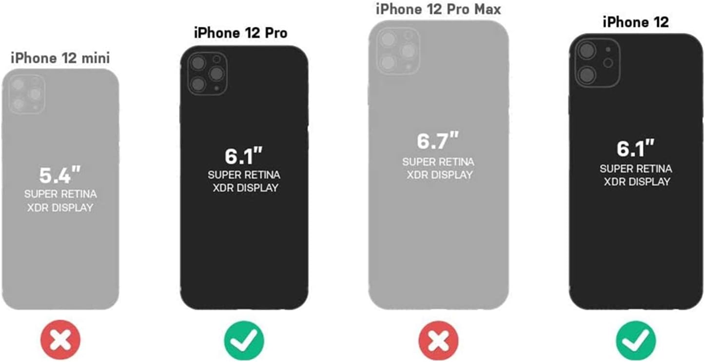 Exclusive Discount 60% Price Symmetry Clear Series Phone Case Compatible with iPhone 12 and iPhone 12 Pro,Shock Absorption,Symmetry Phone Protective Case Compatible with iPhone 12 and iPhone 12 Pro Symmetry Clear Series - Clear