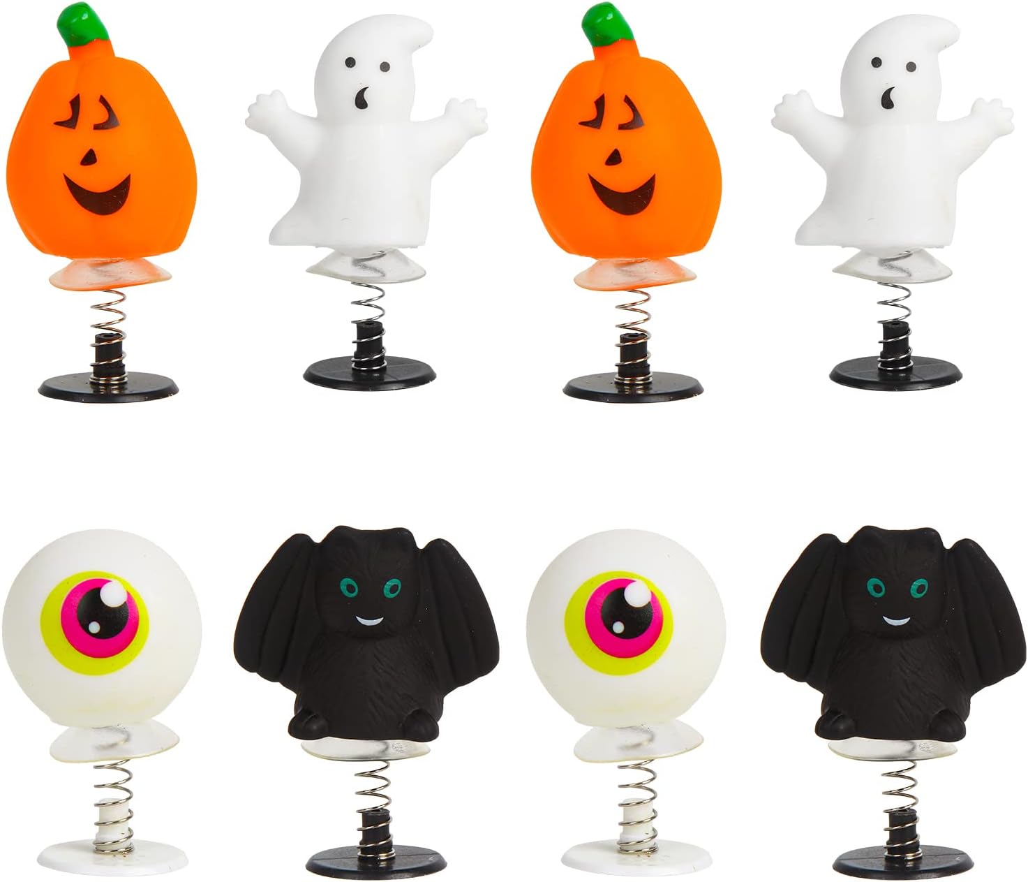 VEYLIN 8 Halloween Jumping Poppers Spring Jump Up Toys for Kids Party Favors Fillers Classroom Gifts