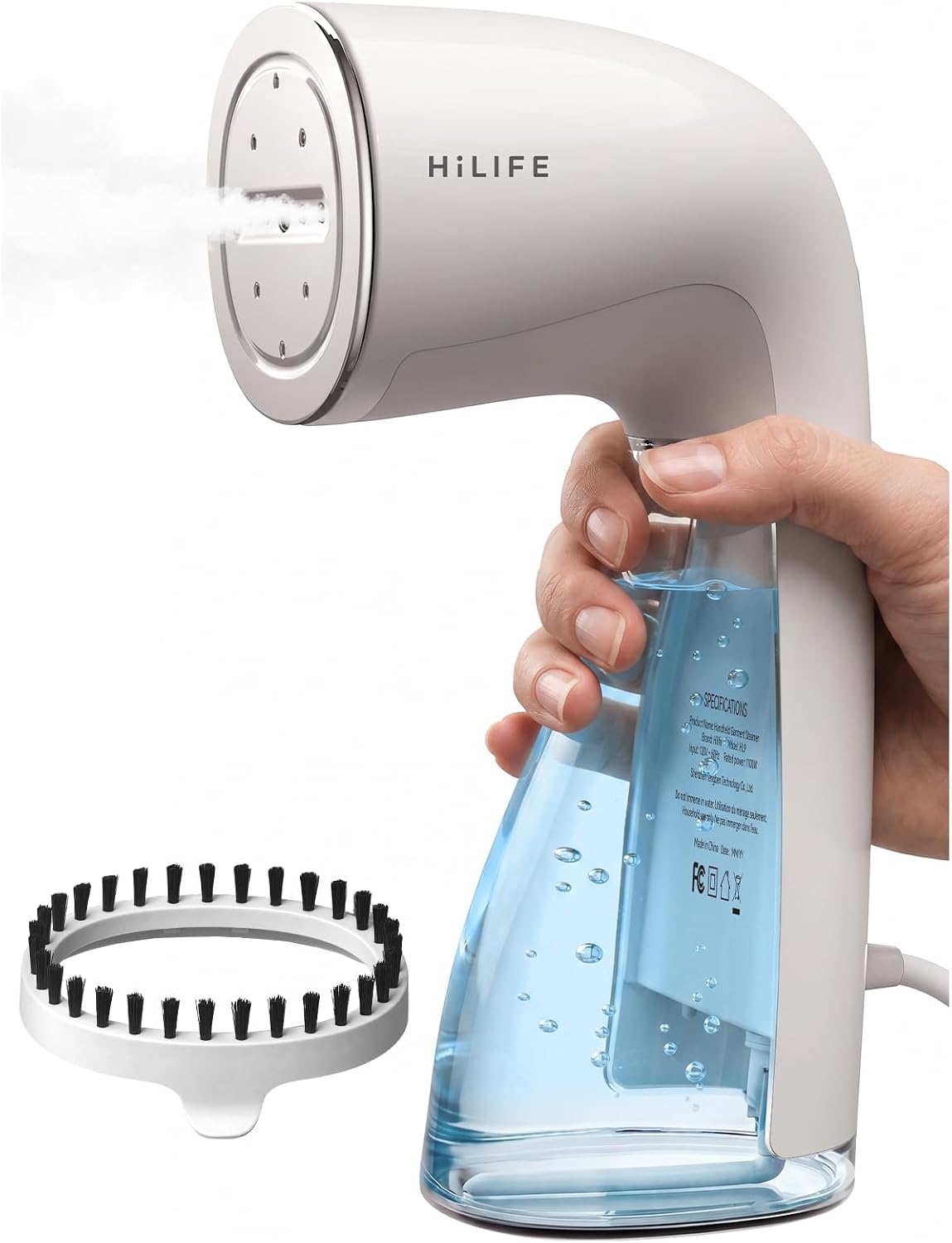 HiLIFE Steamer for Clothes, Handheld Garment Steamer, 1100W Powerful Steam, 30S Fast Heat, 300ml Water Tank, Leak-Proof Design, Portable Wrinkle Remover for Home & Travel, ONLY for 120V