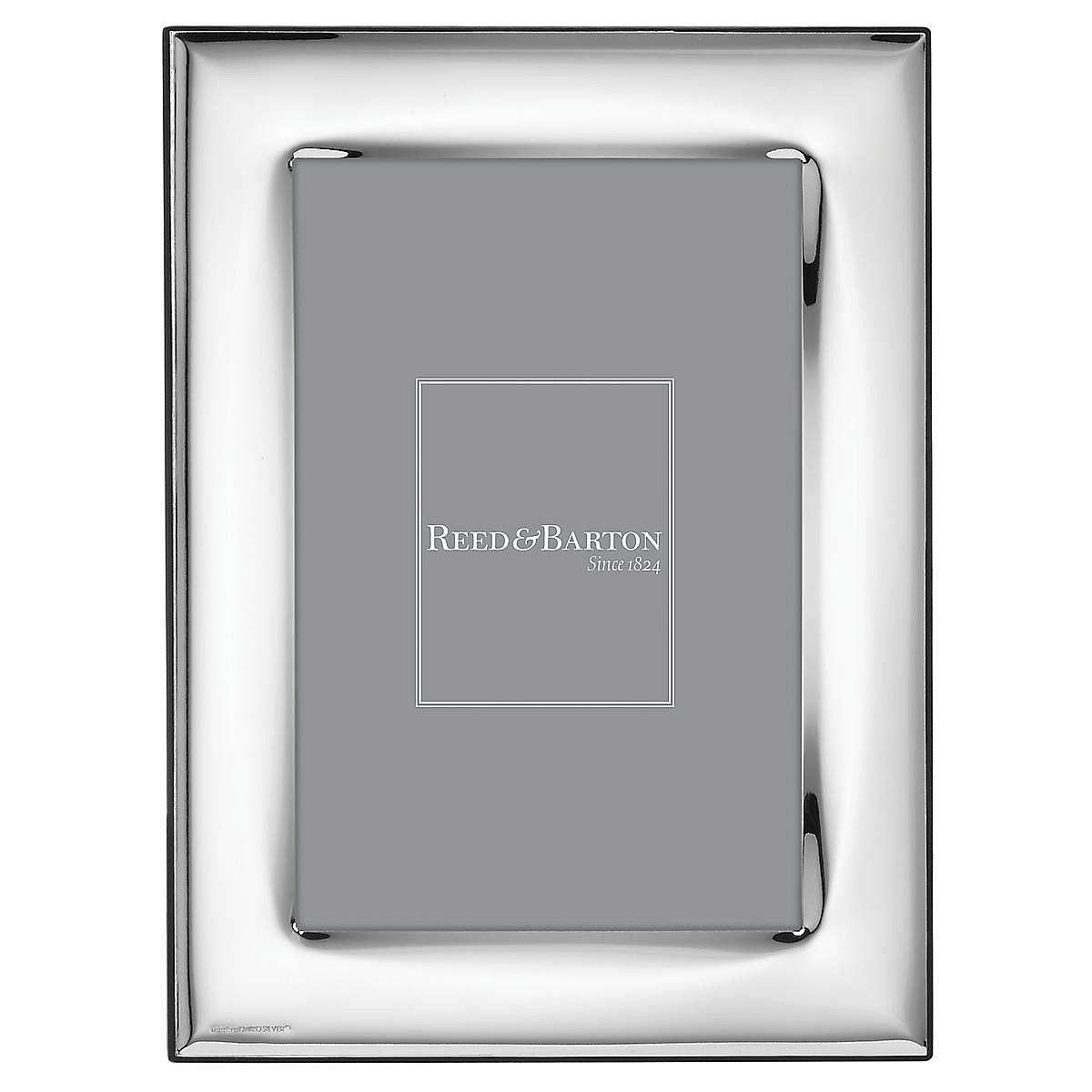 Reed & Barton Naples Silverplate 4" X 6", 4x6 Picture Frame, Metallic