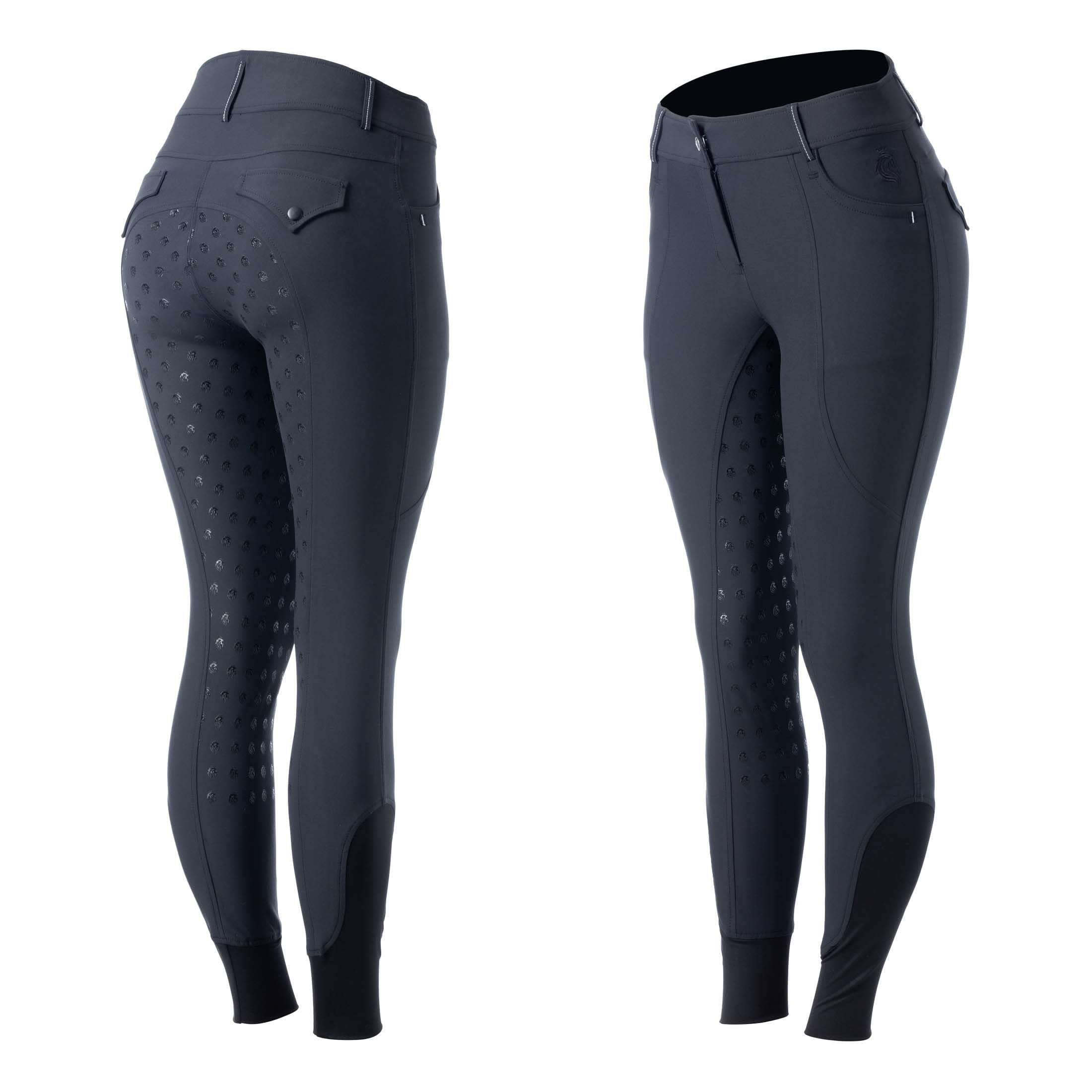 Equinavia Annika Women's Silicone Full Seat Breeches - Midnight Navy - 32