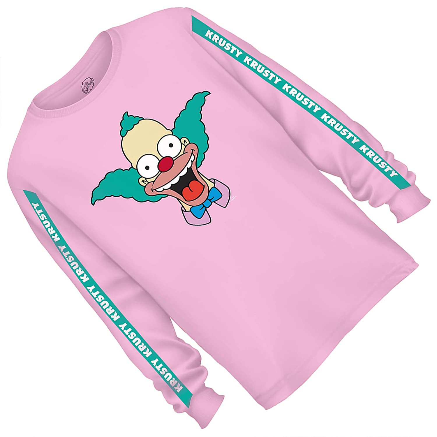 The Simpsons Long Sleeve Shirt Krusty Clown Lisa Bart Homer Tee Graphic T-Shirt