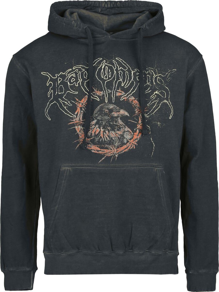 Bad Omens Draugr Männer Kapuzenpullover grau Band-Merch, Bands