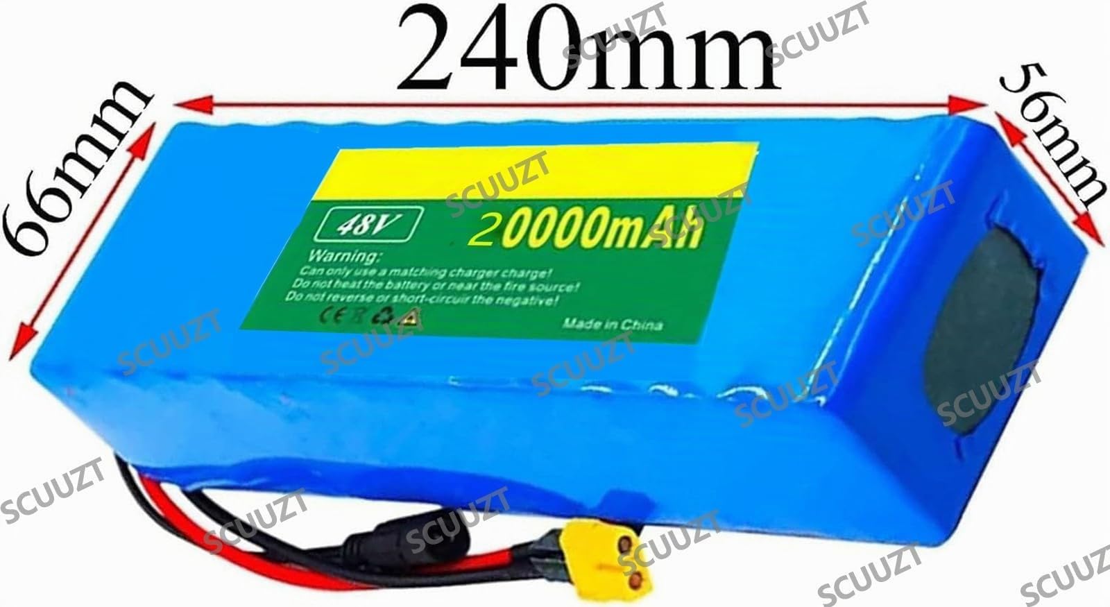 48V 20AH Ebike Batterie, 48V 20000MAH Electric Bike Battery 10S3P Ebike with Charger Battery Scooter Battery Haute Puissance for 200W 350W 500W 750W 1000W Motors