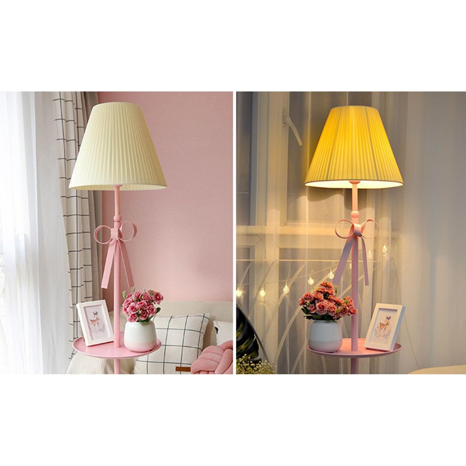 Oświetlenie Nowoczesna lampa podłogowa z tacą, stojąca(Yellow)