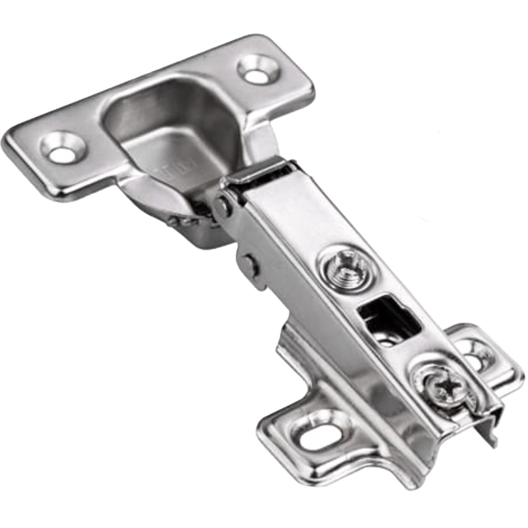 Ianpav Silver Concealed Hinge 35Mm 110° Full Overlay For Kitchen Cabinet Cupboard Door